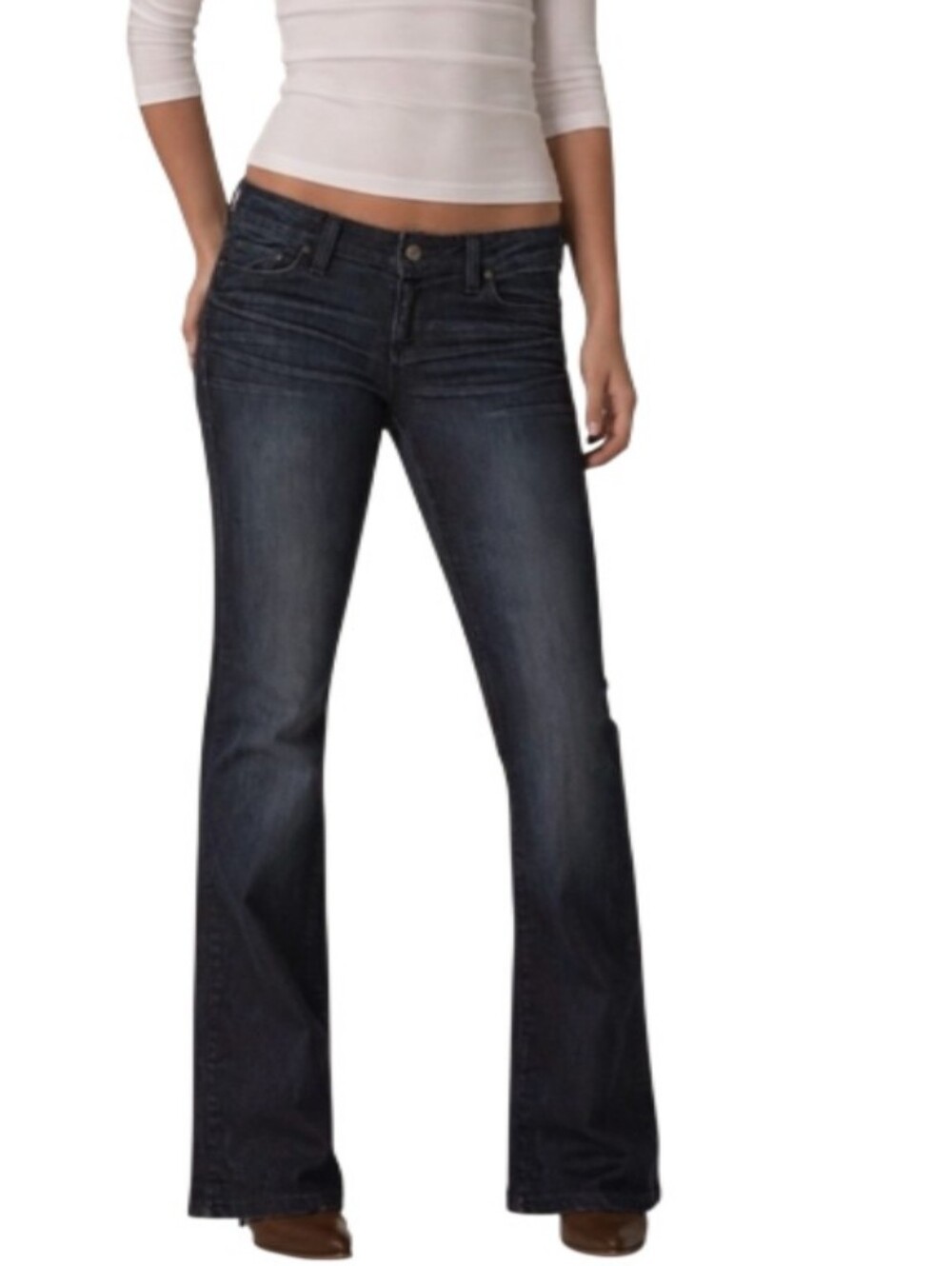 PAIGE Laurel Canyon Low-Rise Bootcut Denim Jeans
